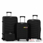 Silicone Double Zippers Luggage 4 Pcs